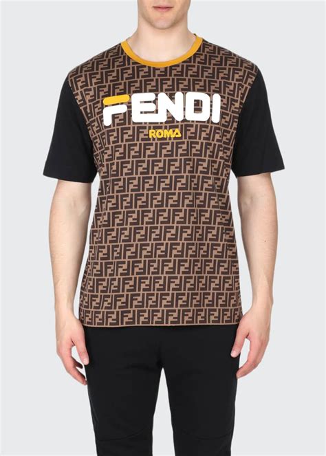 fendi shirt logo|fendi graphic tees.